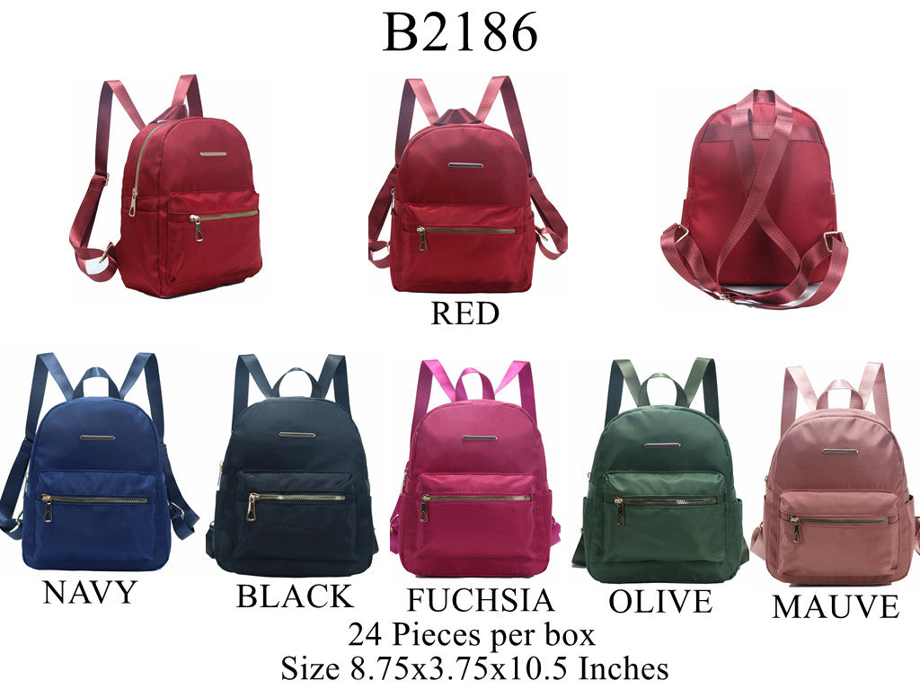 Mini Nylon Backpack B2186