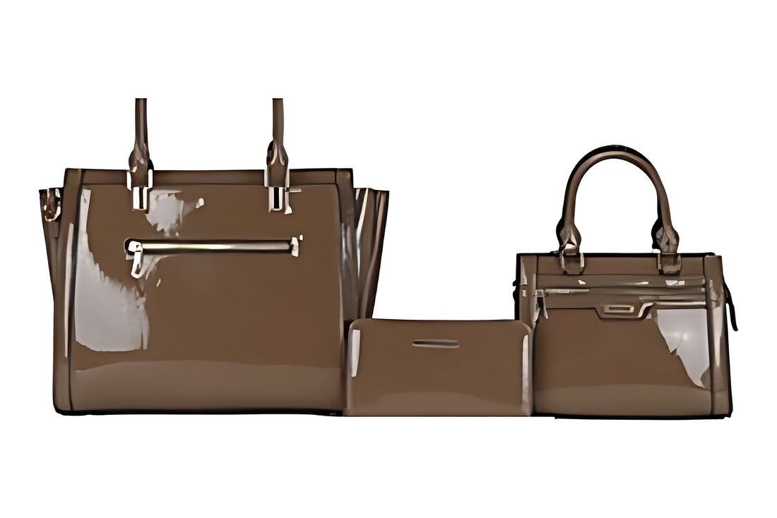 3-1 Handbags Set S2358 Taupe