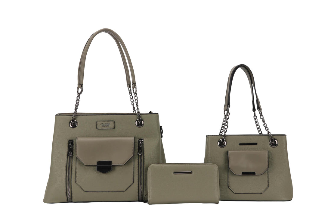 3-1 Handbags Set S2549 Green