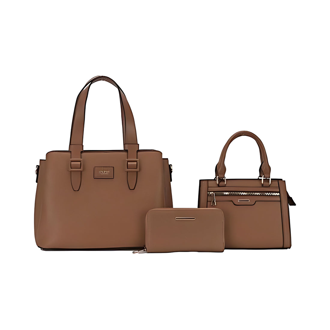 3-1 Handbags Set S2554 Taupe