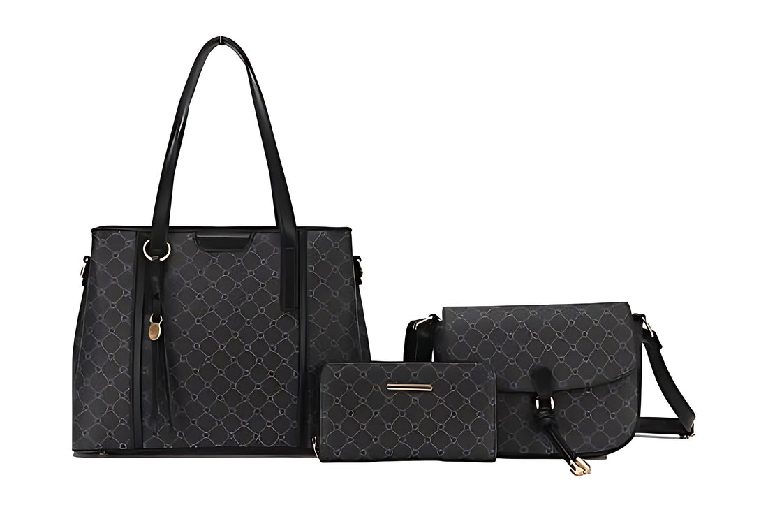 3-1 Handbags Set S2556 Black
