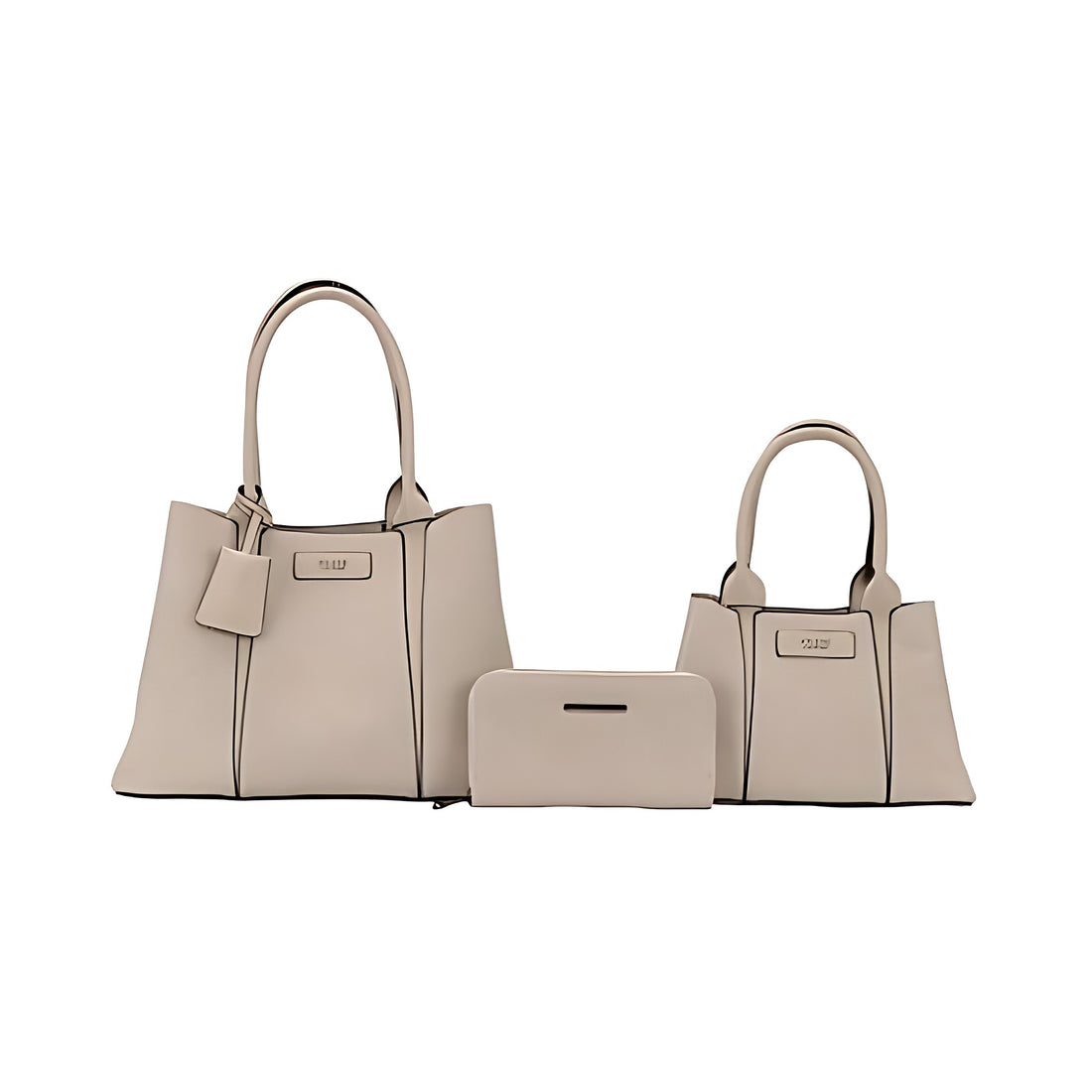 3-1 Handbags Set S2562 Beige
