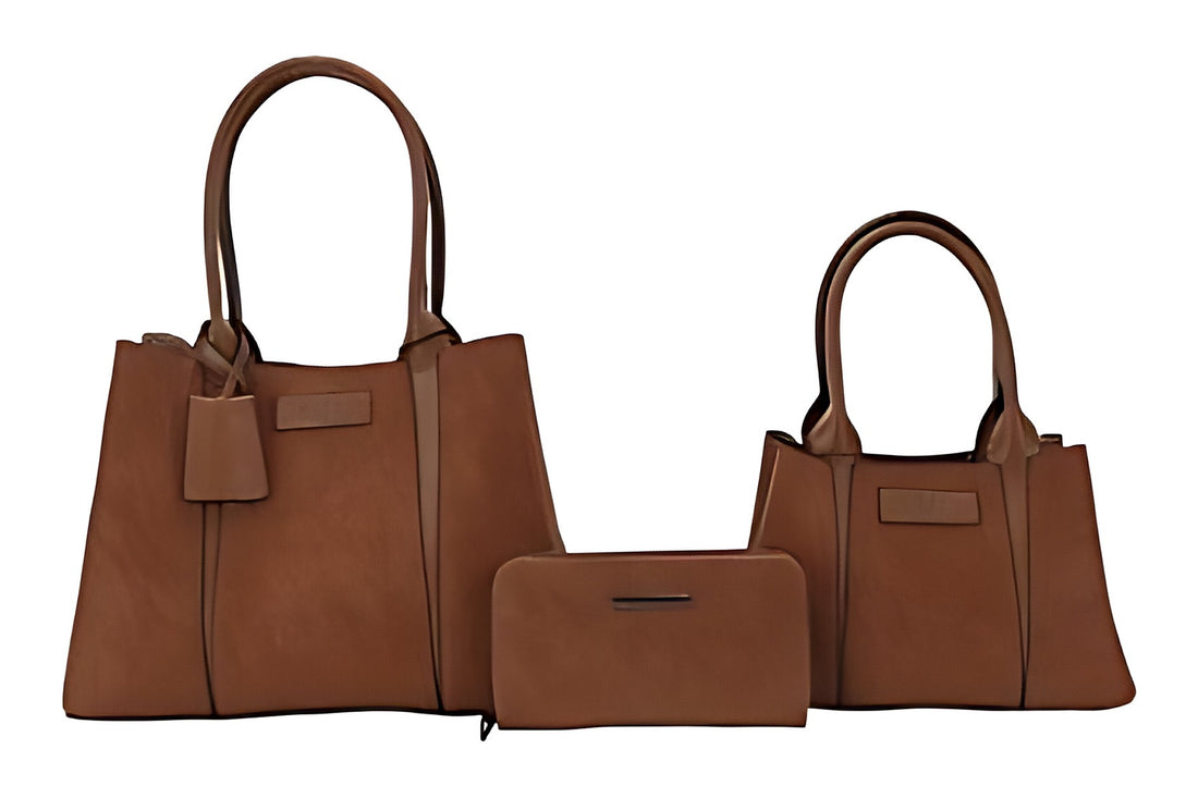 3-1 Handbags Set S2562 Taupe