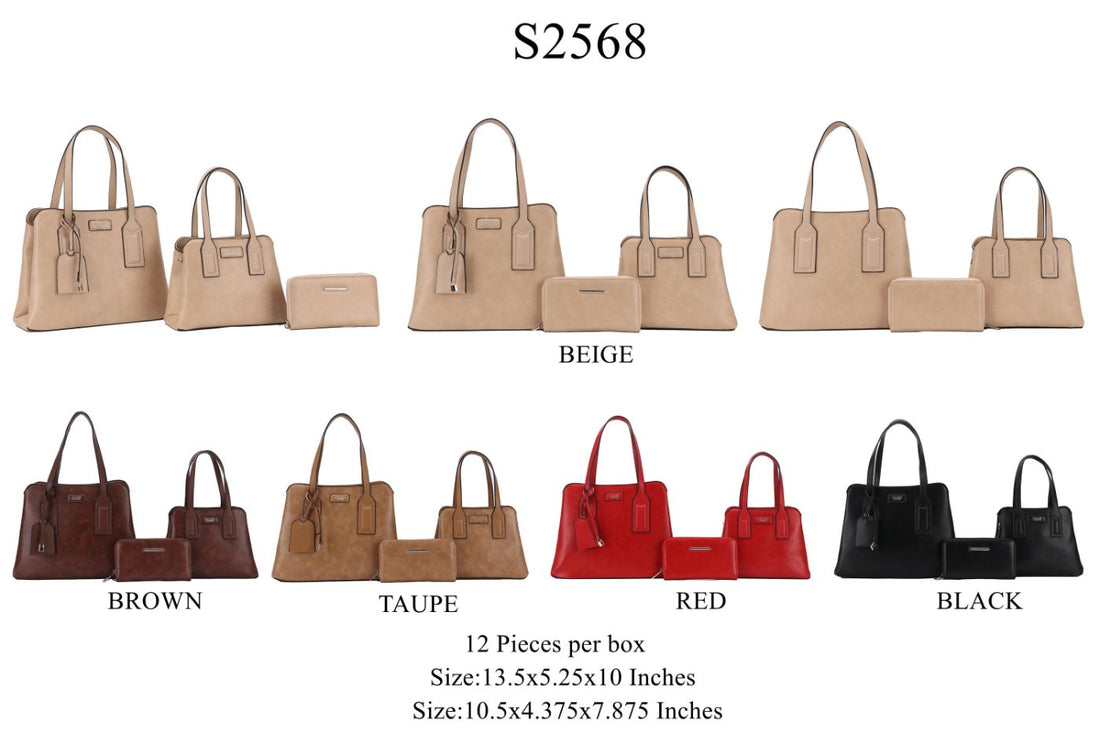 S2568 handbag set in all available colors
