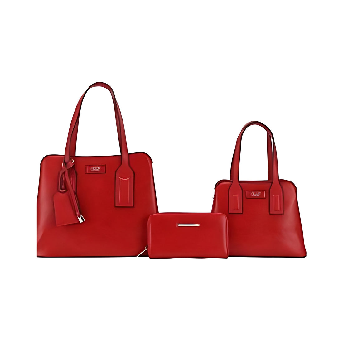 3-1 Handbags Set S2568 Red