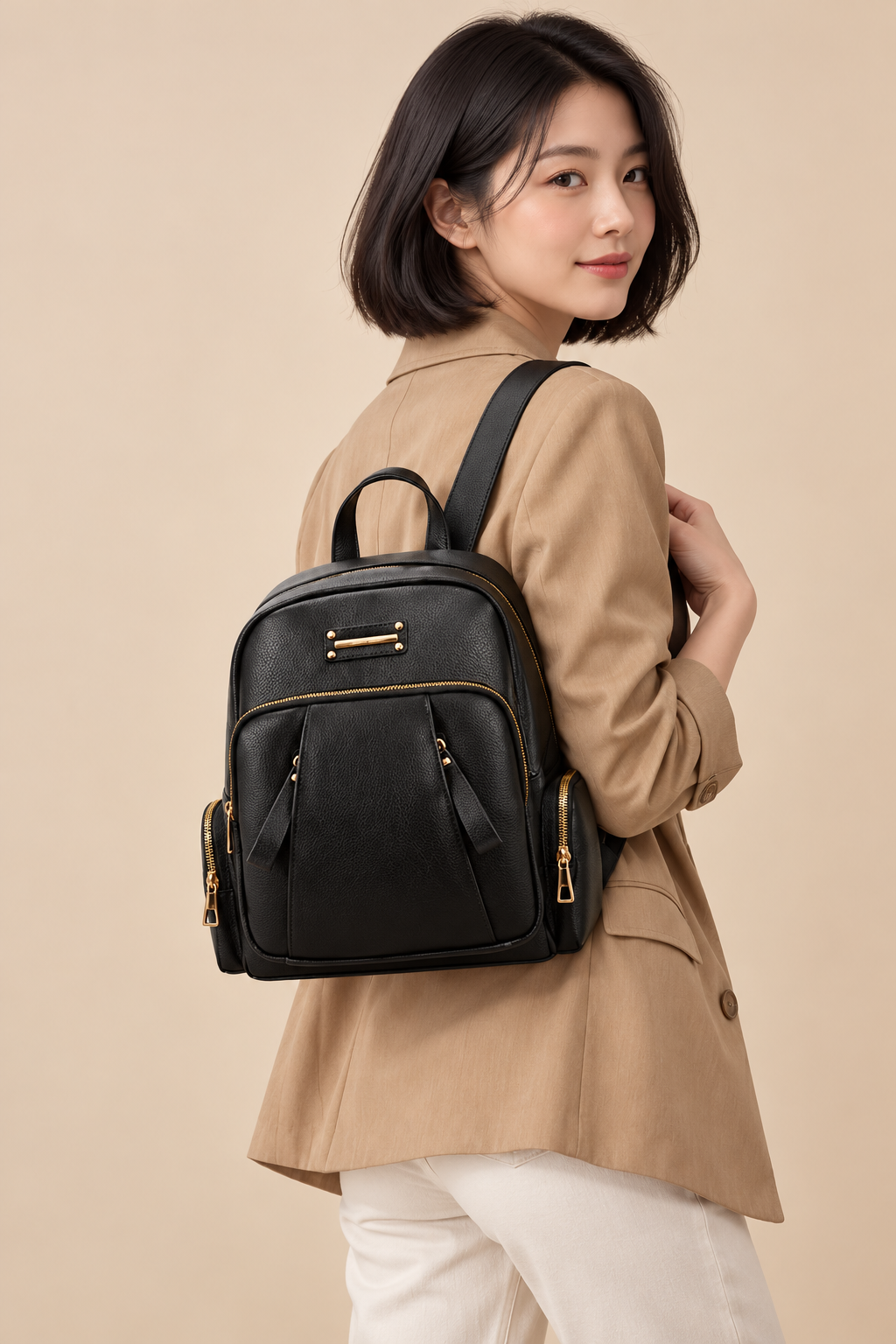 Backpack B2535 model lifestyle photograph
