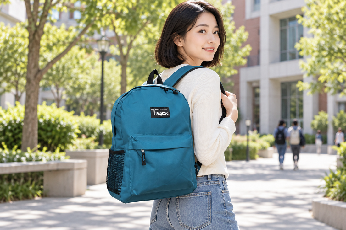 TB205 SEA BLUE model lifestyle photograph