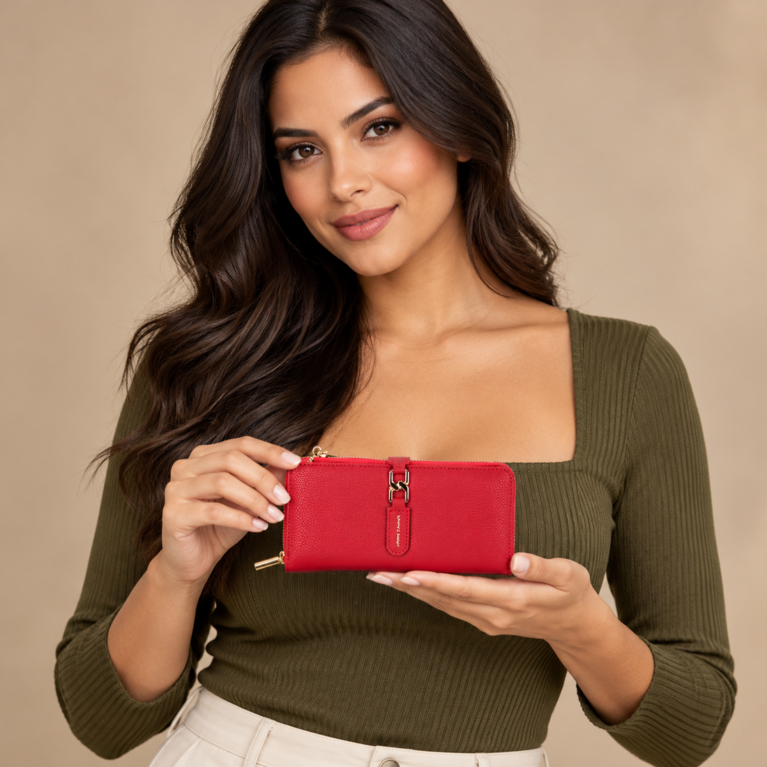 Wallet W2334 model lifestyle photograph